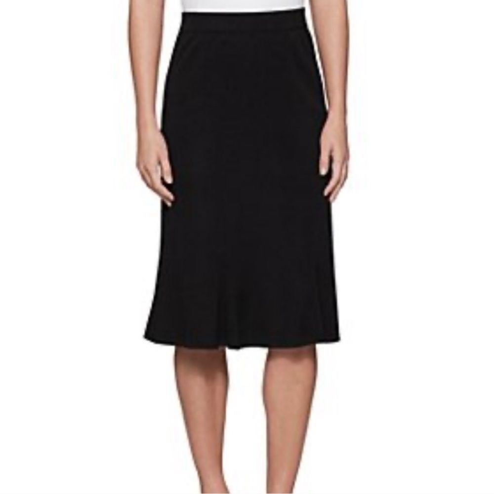 Exclusively Misook Black‎ Acrylic Skirt Size XS